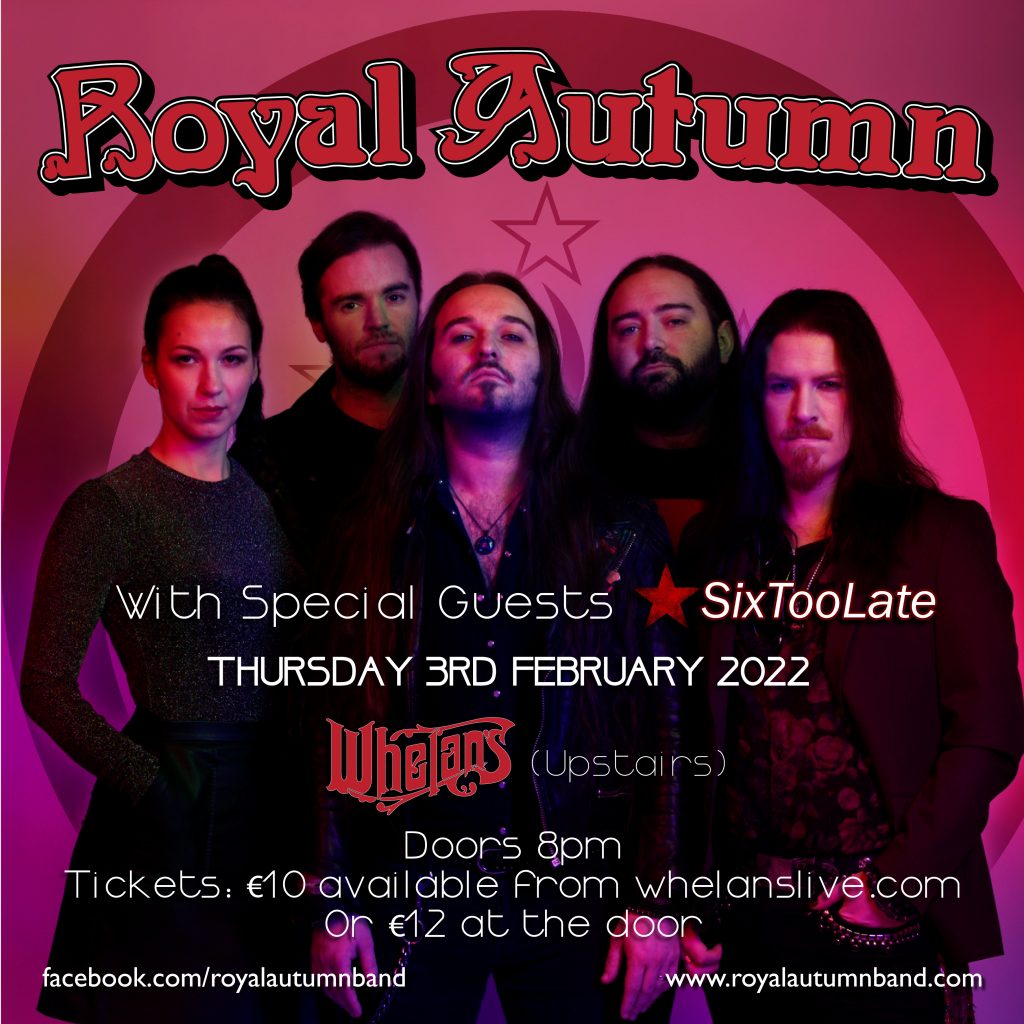 Whelans 2022 Gig